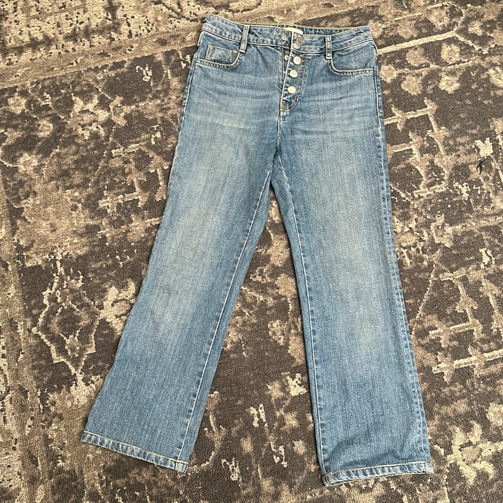 Maje 0 Petite Button Fly Jeans